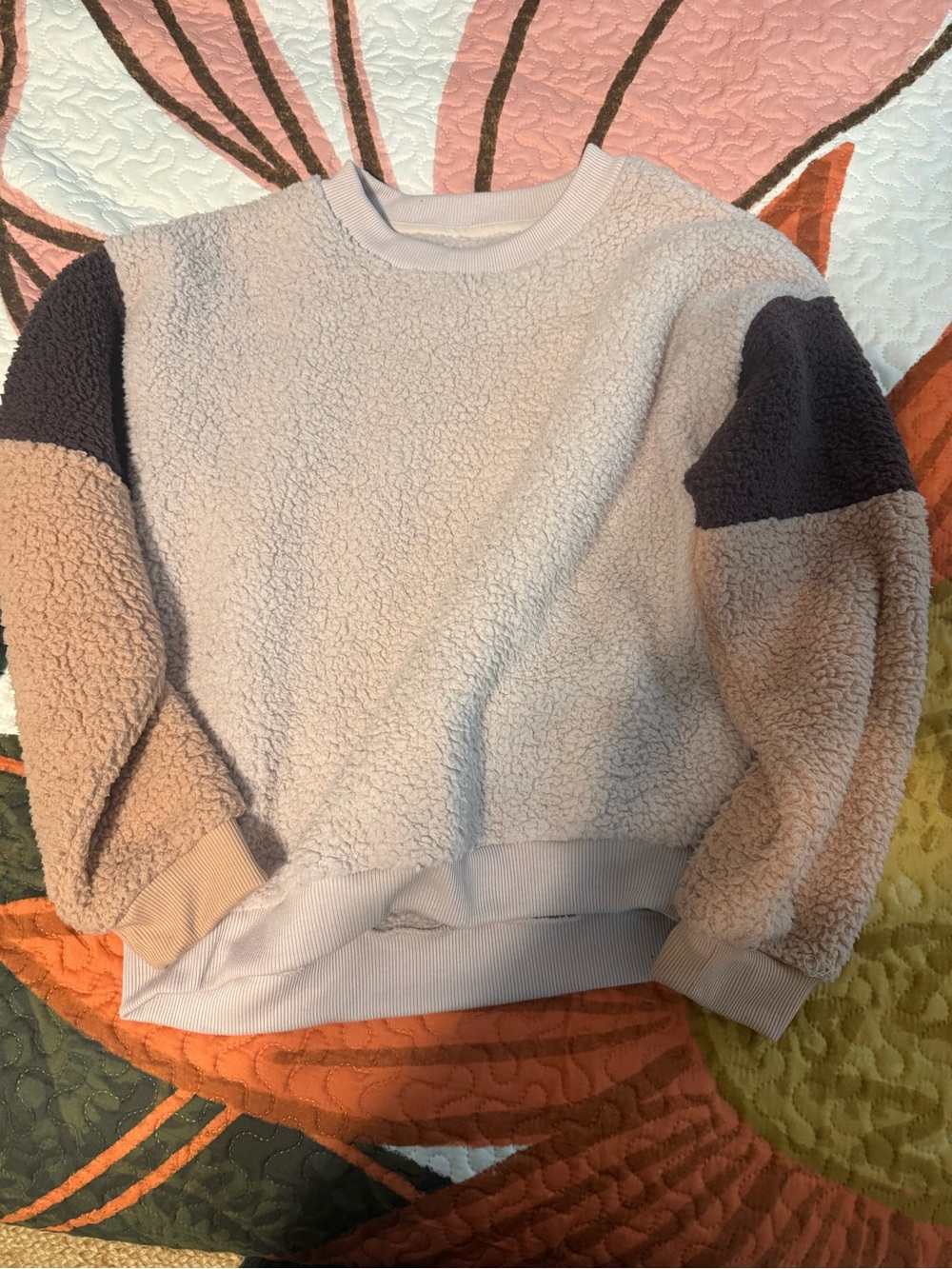 American Eagle Plush Sherpa Pullover